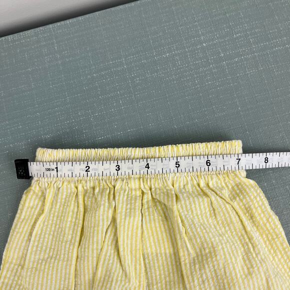 Vintage Yellow Seersucker Stripe Suit 6-12 Months USA - Picture 9 of 13